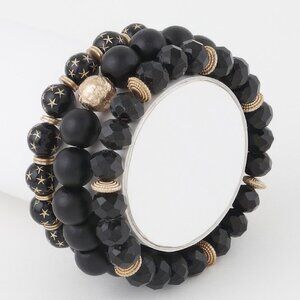 Triple Star Beaded Bracelet